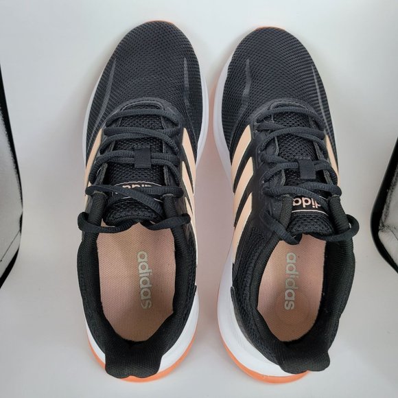 Adidas RunFalcon Women's Running Black/Pink EE6932 US Size 6 - Picture 5 of 8